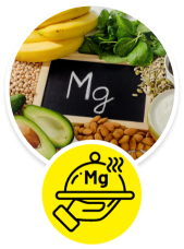 Az élelmiszerek magnézium tartalma (ikon)